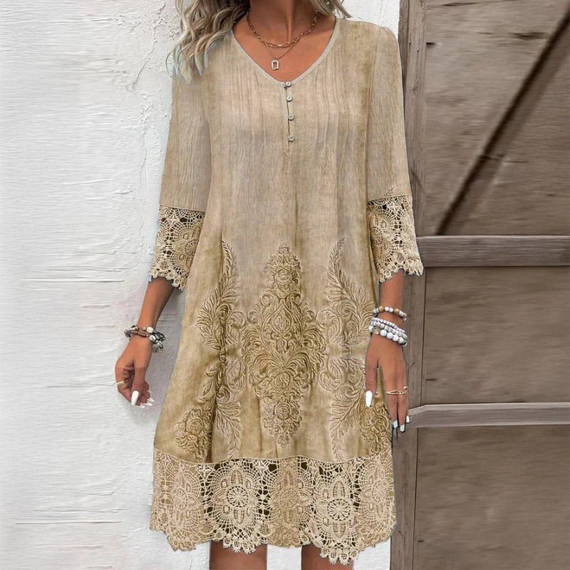 Antigone Lace Dress by Céleste Bouchard - Intofa