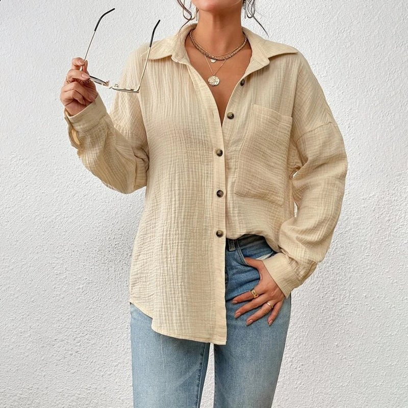 Céleste Bouchard Boho Cotton Shirt - Intofa