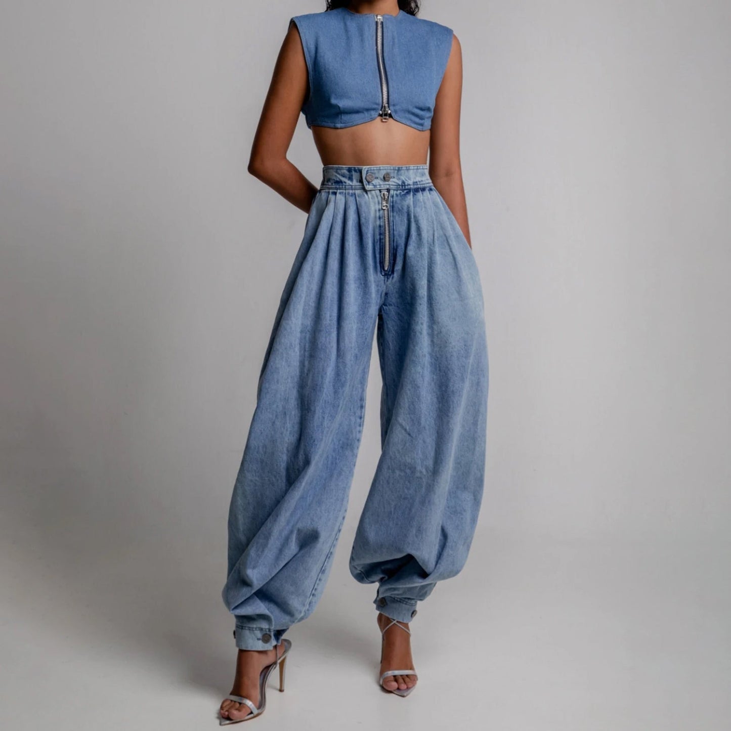 Céleste Bouchard Chic Harem Pants - Intofa