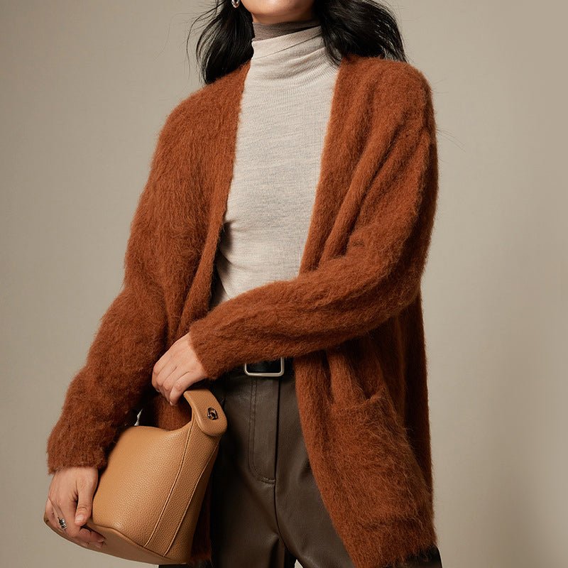 Céleste Bouchard Soft Alpaca Cardigan - Intofa