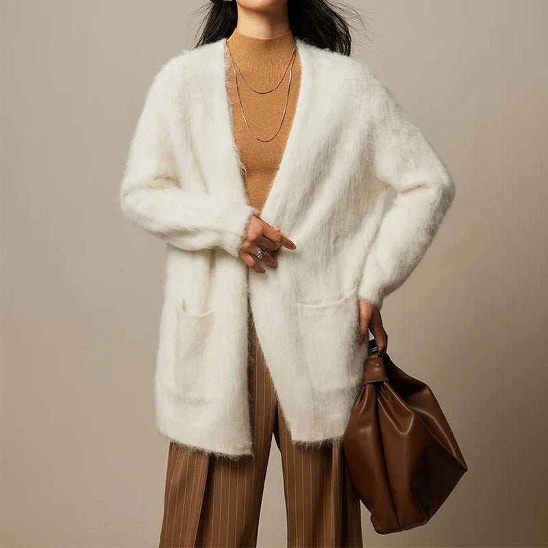 Céleste Bouchard Soft Alpaca Cardigan - Intofa