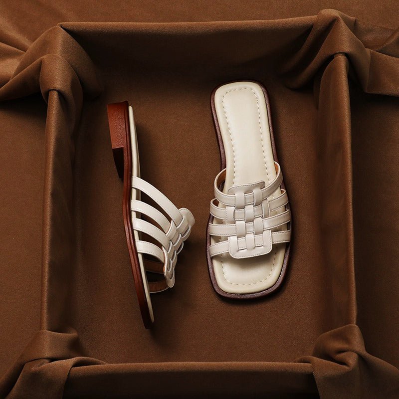 Chloé Rousseau Solesmes Woven Flats - Intofa