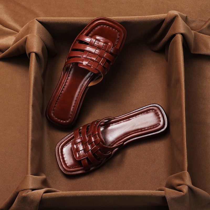 Chloé Rousseau Solesmes Woven Flats - Intofa
