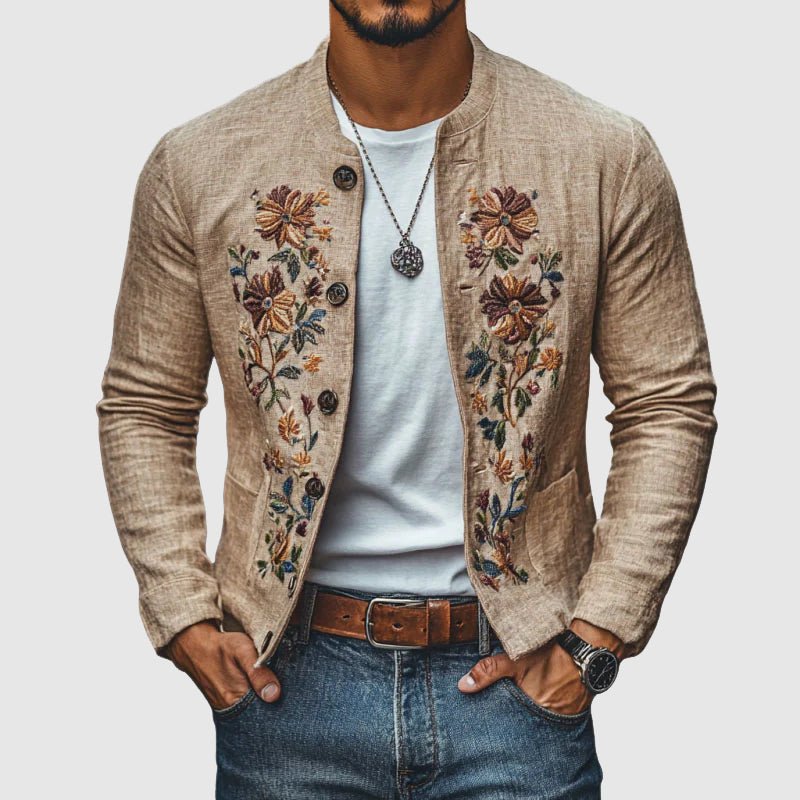 Côte d’Azur Linen Jacket by Victor Duval - Intofa