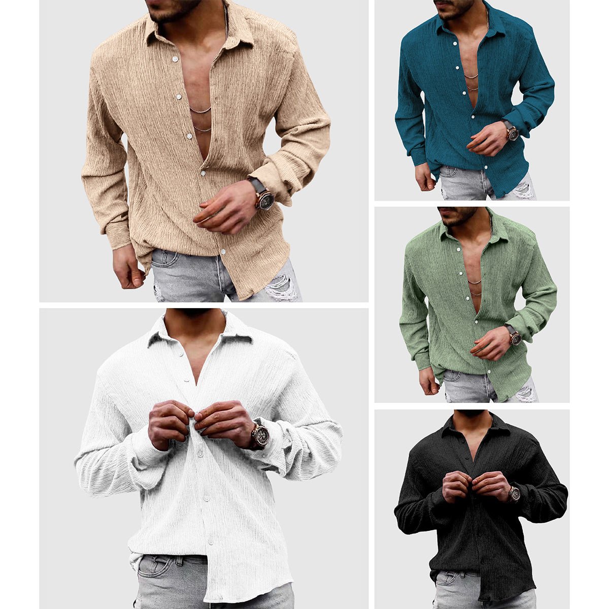 L'Argent Tissé Shirt by Victor Duval - Intofa