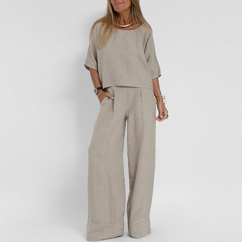 L'Aurore Linen Set by Chloé Rousseau - Intofa
