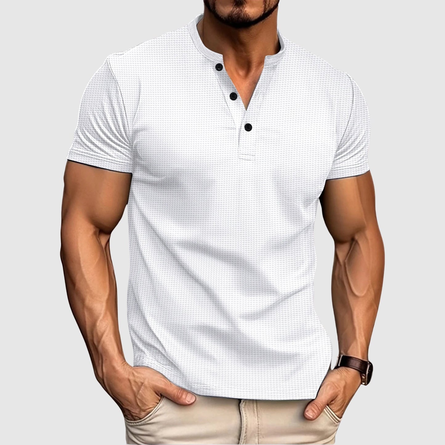 Prescott Tailors Casual Henley Shirt - Intofa