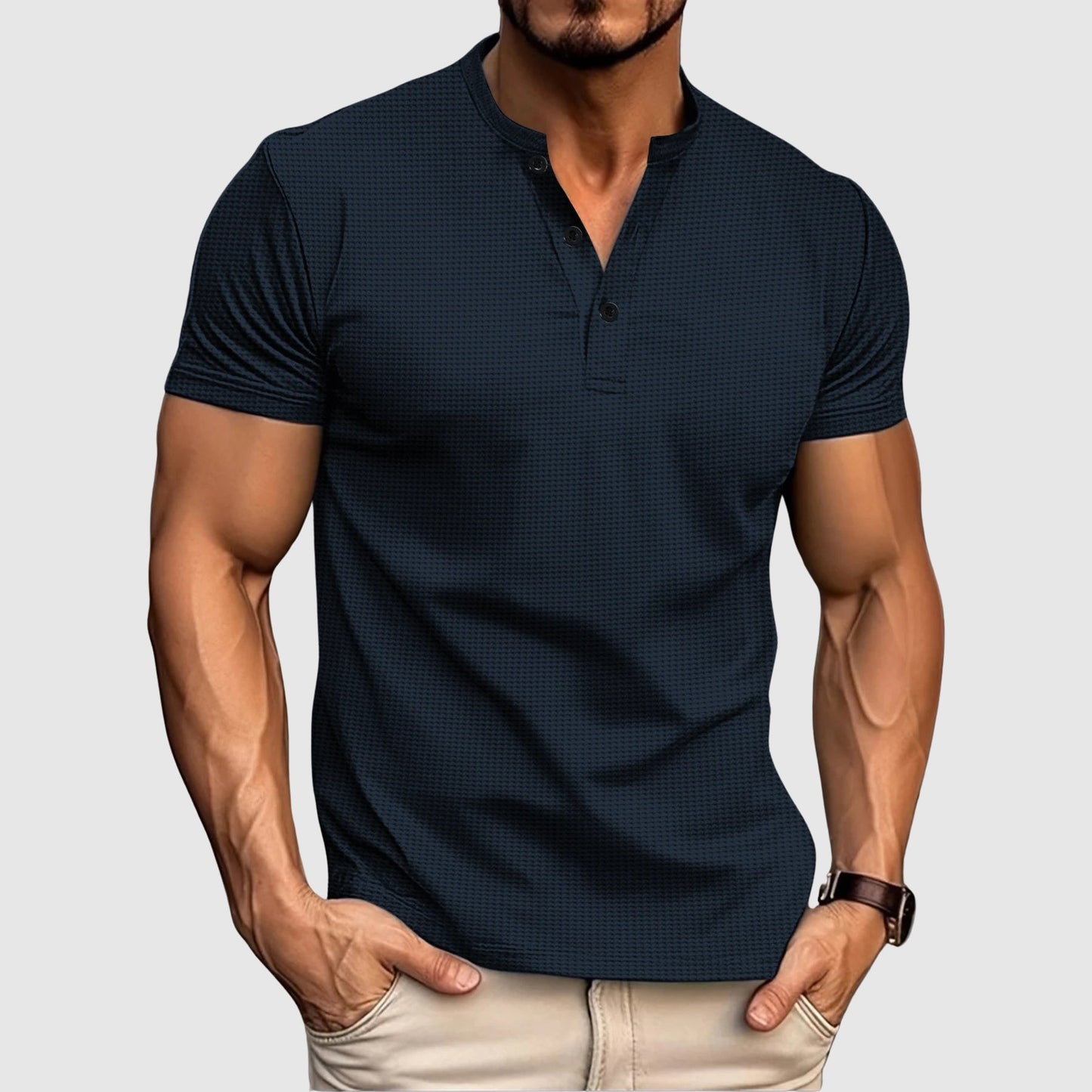 Prescott Tailors Casual Henley Shirt - Intofa