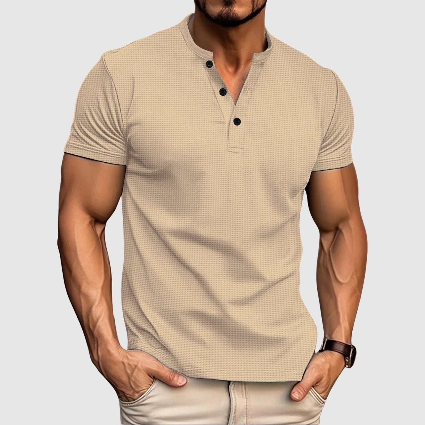 Prescott Tailors Casual Henley Shirt - Intofa
