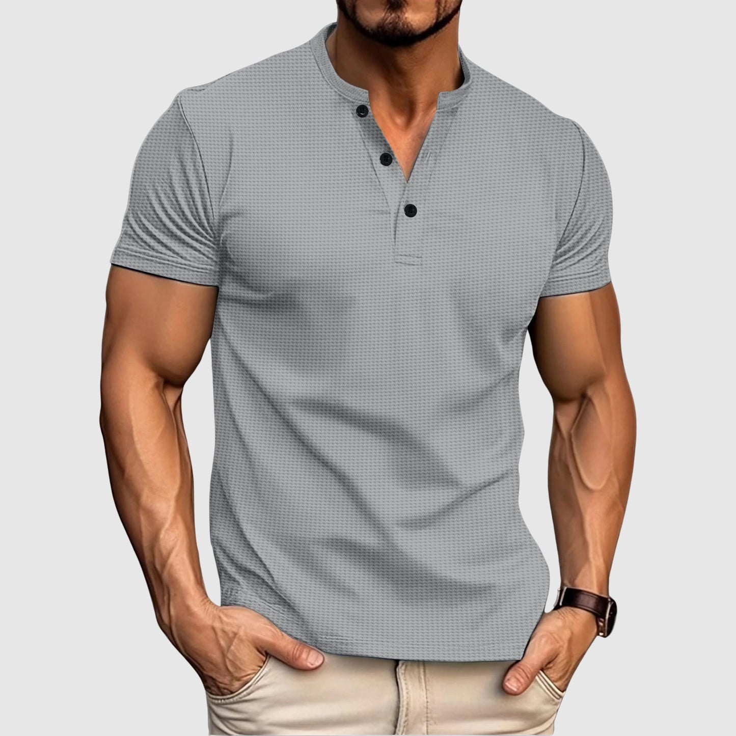 Prescott Tailors Casual Henley Shirt - Intofa