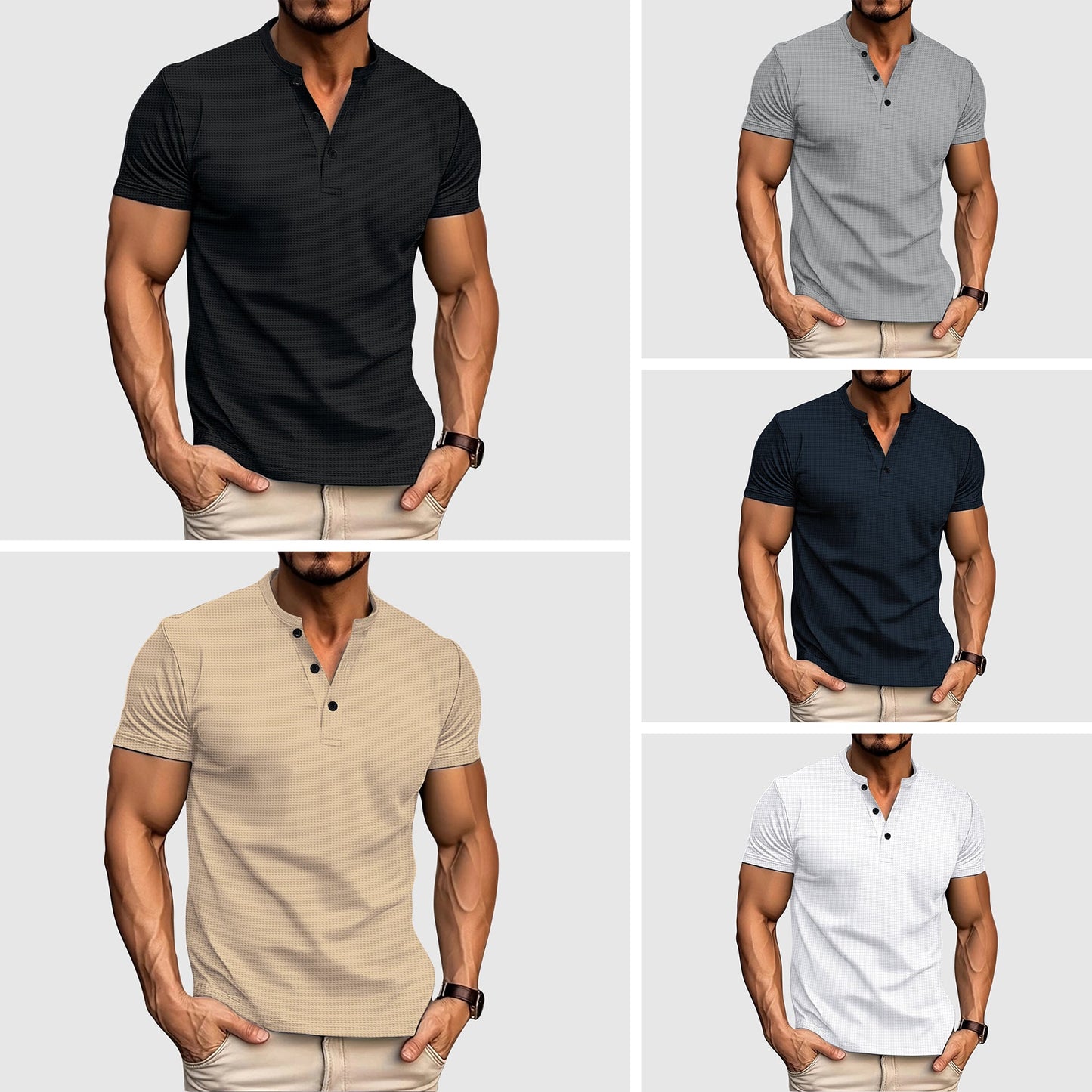 Prescott Tailors Casual Henley Shirt - Intofa