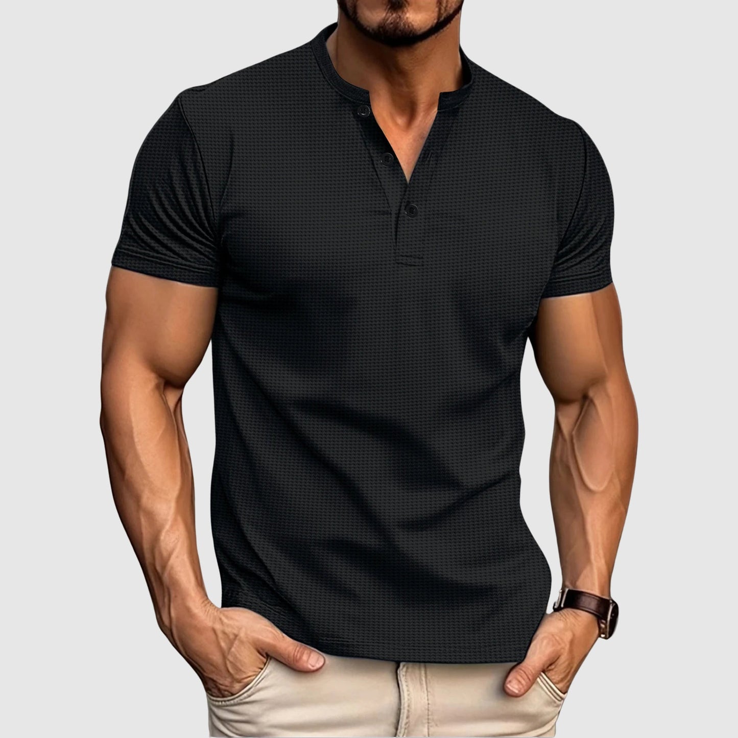 Prescott Tailors Casual Henley Shirt - Intofa