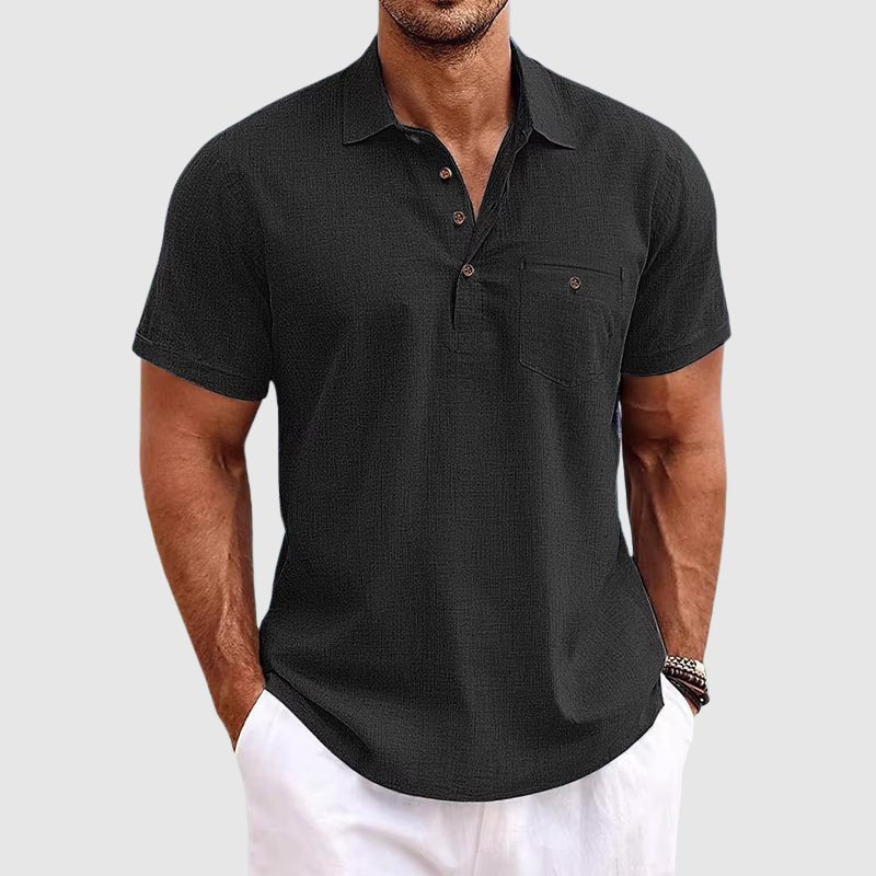 Prescott Tailors Linen Polo Shirt - Intofa