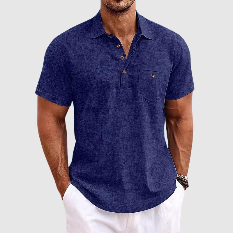 Prescott Tailors Linen Polo Shirt - Intofa
