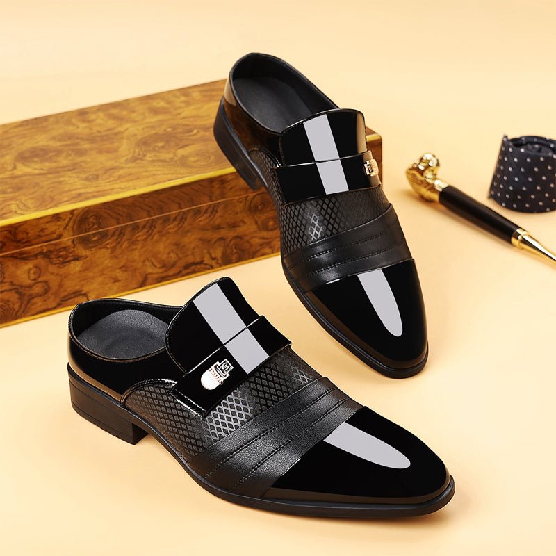 Prescott Tailors Pointed Leather Shoes - Intofa