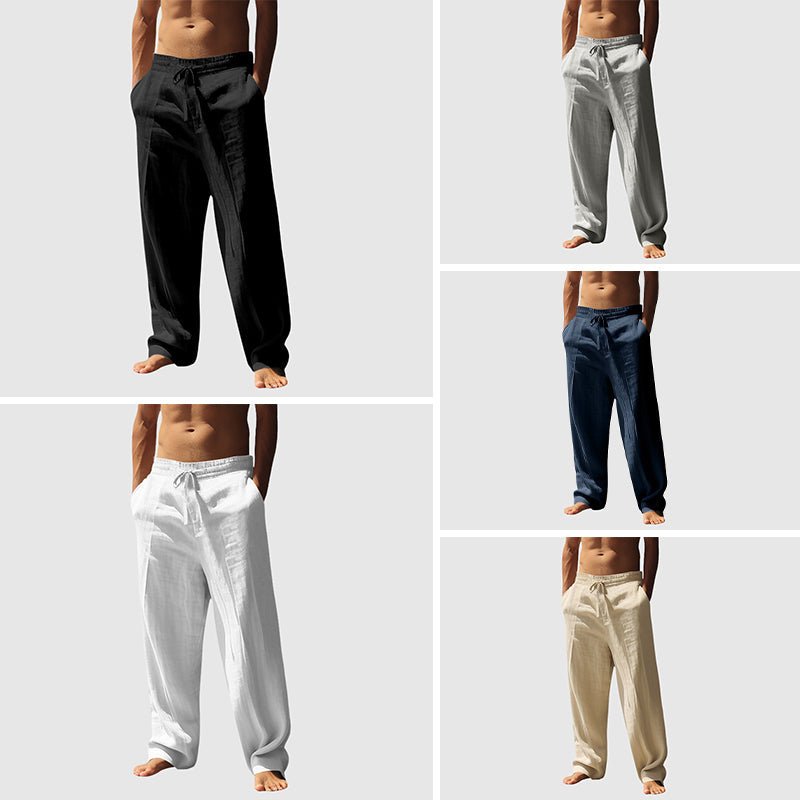 Prescott Tailors Relaxed Linen Pants - Intofa