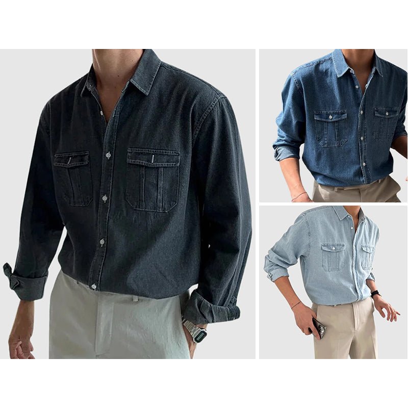 Prescott Tailors Urban Denim Shirt - Intofa