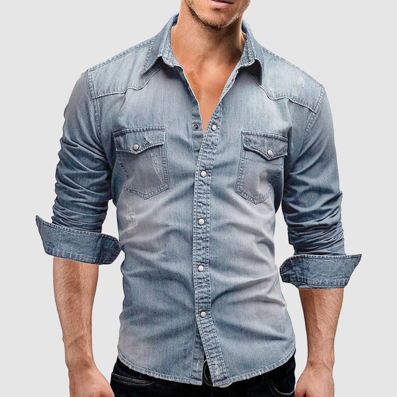 Tom Rains Miami Denim Shirt - Intofa