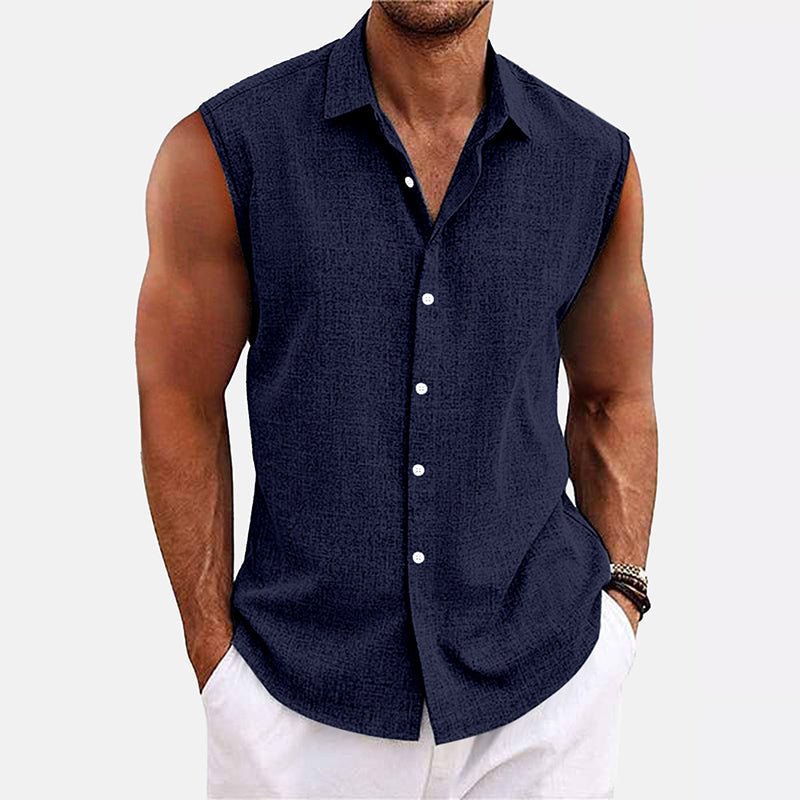 Victor Duval Sleeveless Buttoned Top - Intofa