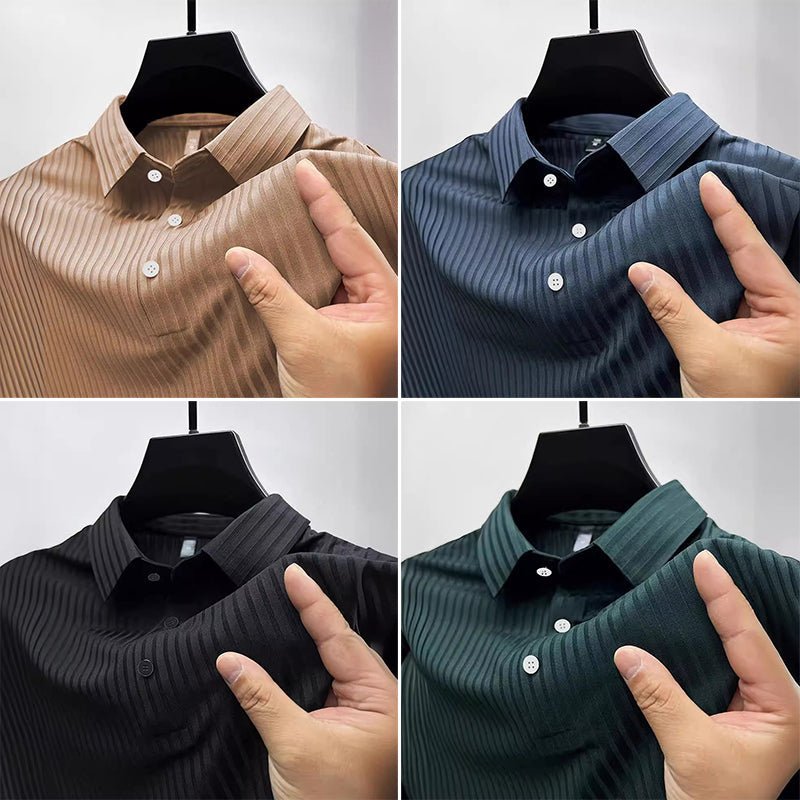 Victor Duval Striped Polo Shirt - Intofa