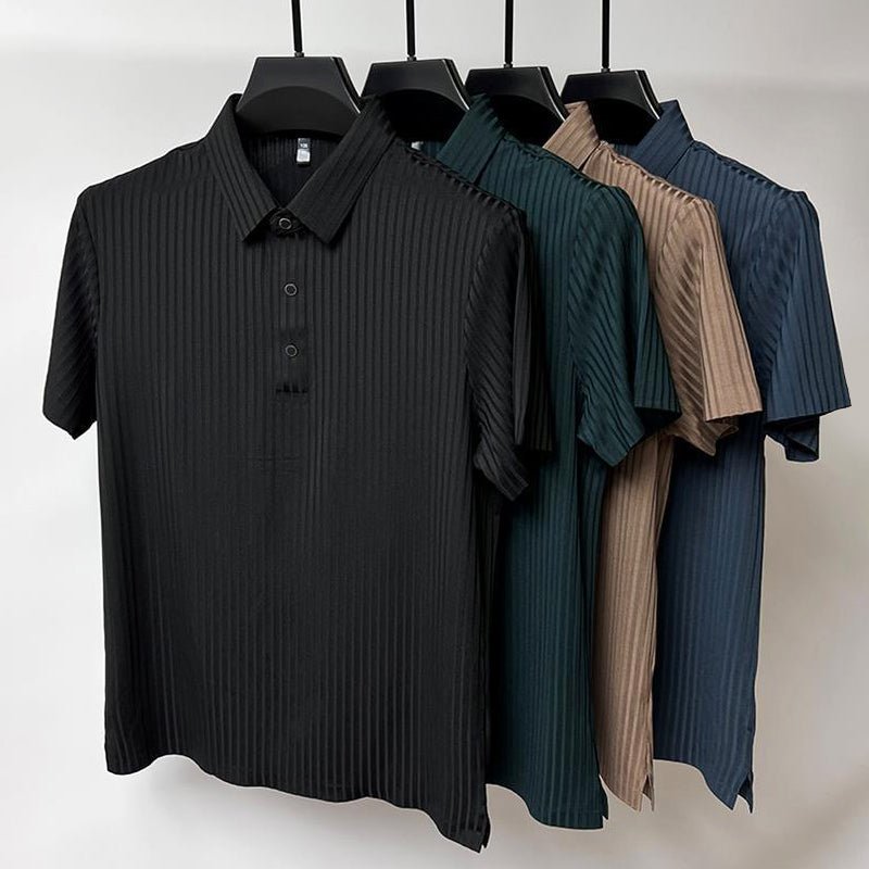 Victor Duval Striped Polo Shirt - Intofa