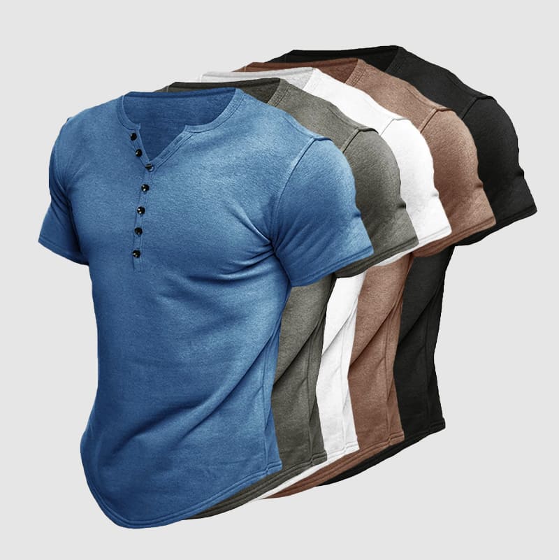 Victor Lévêque Boss Henley T-Shirt - Intofa