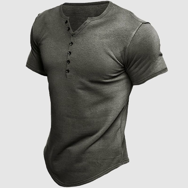 Victor Lévêque Boss Henley T-Shirt - Intofa