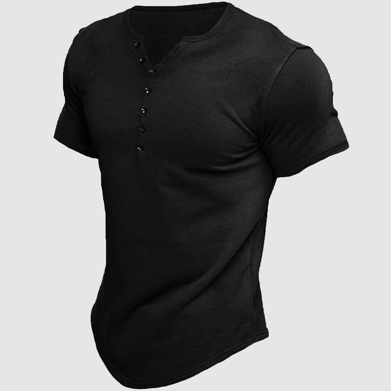 Victor Lévêque Boss Henley T-Shirt - Intofa