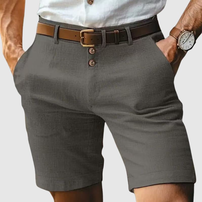 Victor Lévêque Riviera Linen Shorts - Intofa