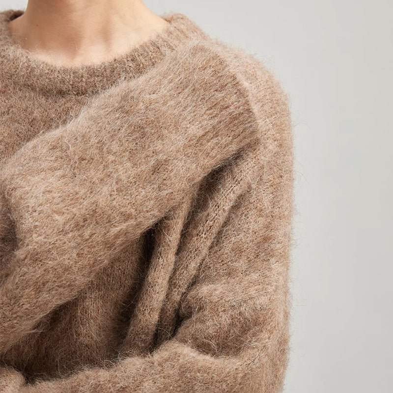 Vivian Prescott Alpaca Knit Sweater - Intofa