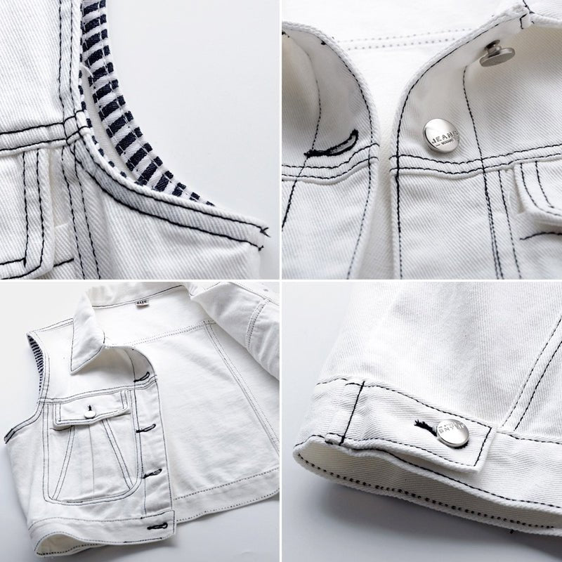 Vivian Prescott Classic Denim Vest - Intofa