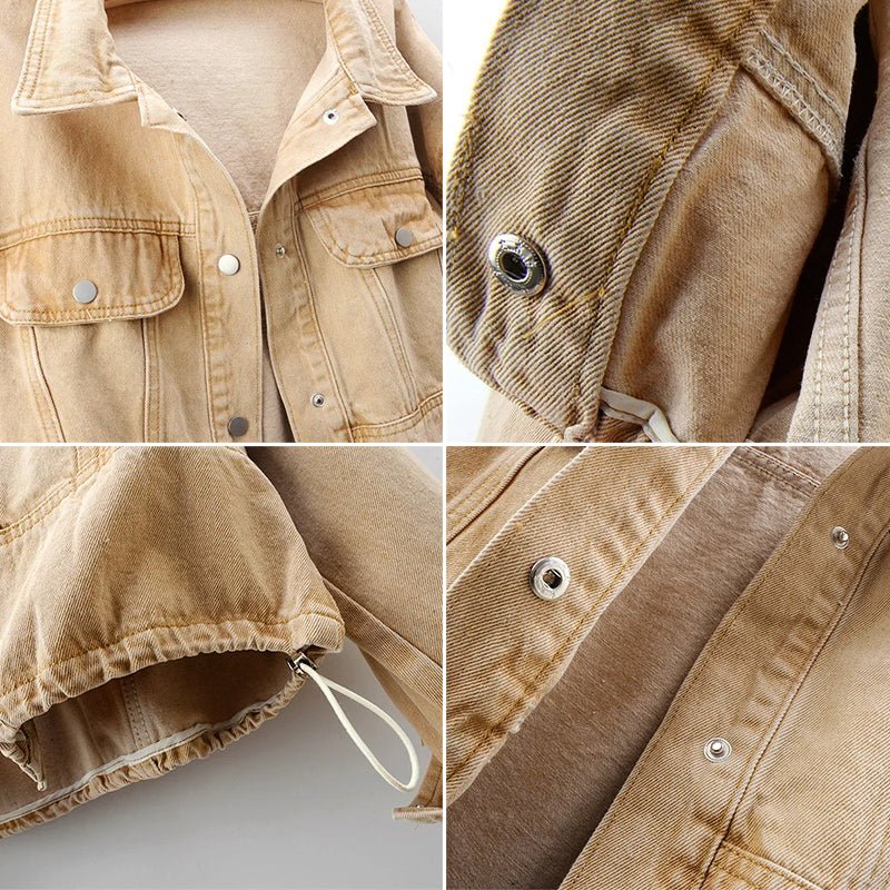 Vivian Prescott Washed Denim Jacket - Intofa