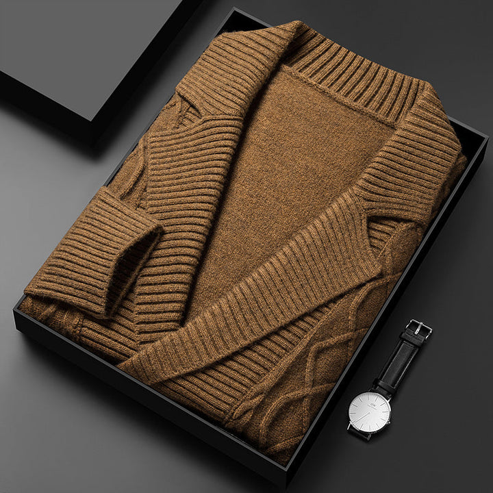 Charles Harrington Cable Knit Cardigan