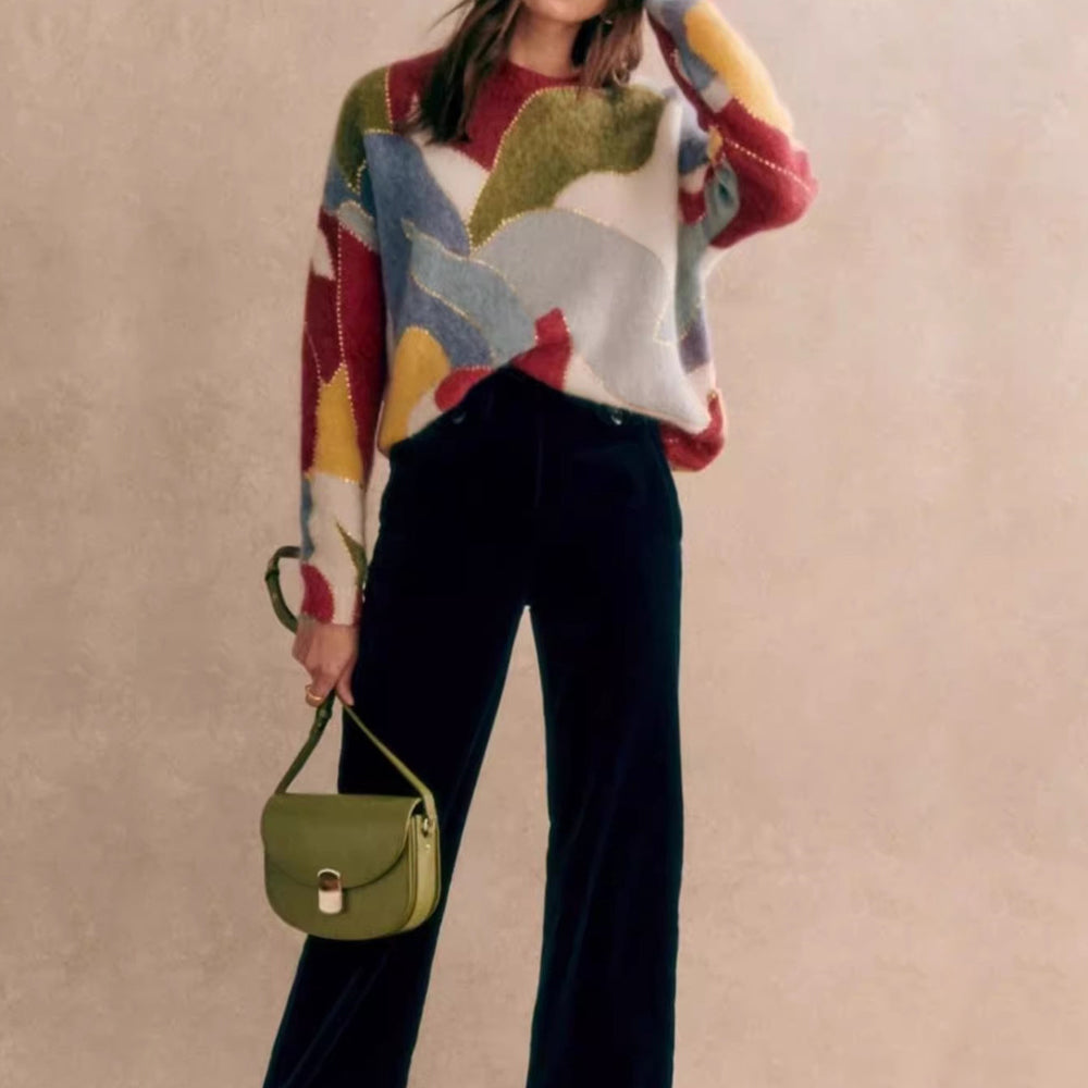 Chloé Rousseau Contrast Charm Sweater