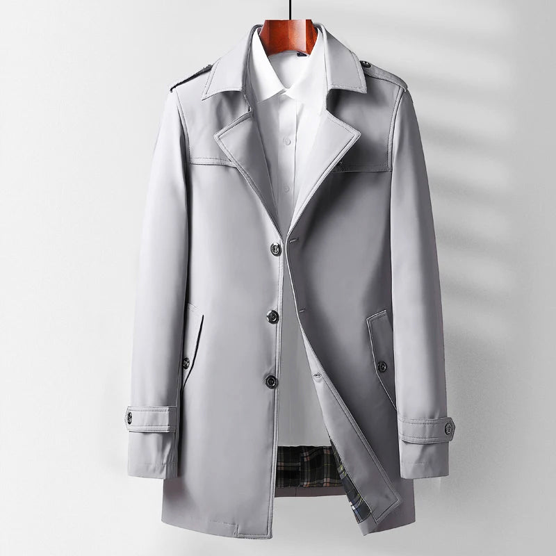 Heritage Elite Men’s Trench Coat