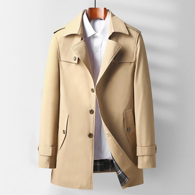 Heritage Elite Men’s Trench Coat