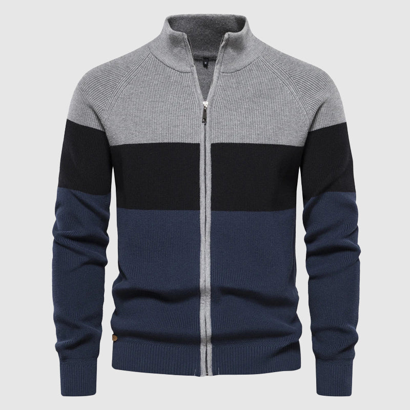 Tom Rains Braxton Colorblock Cardigan