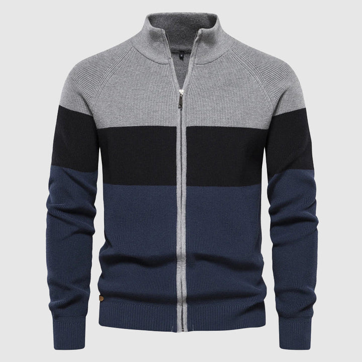 Tom Rains Braxton Colorblock Cardigan