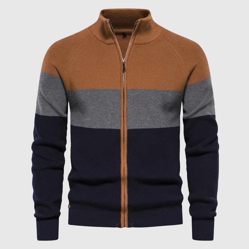 Tom Rains Braxton Colorblock Cardigan