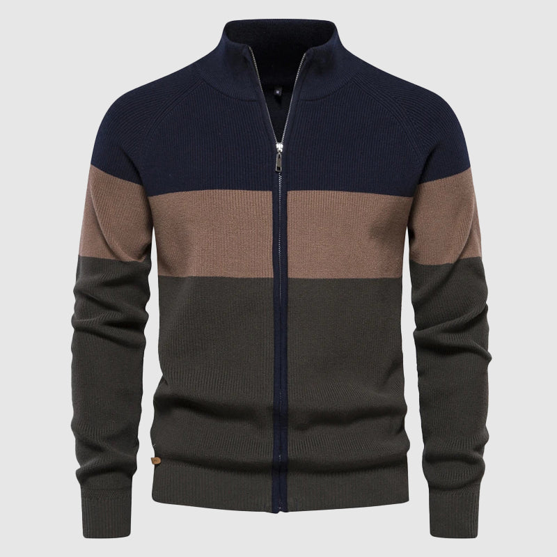 Tom Rains Braxton Colorblock Cardigan