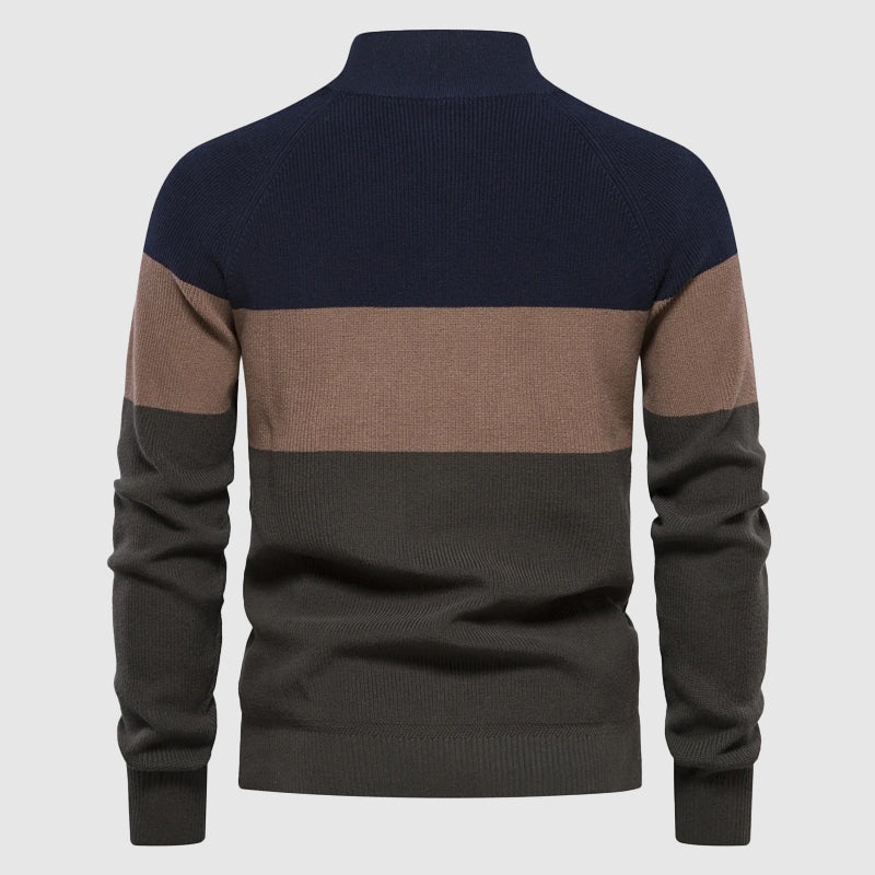 Tom Rains Braxton Colorblock Cardigan