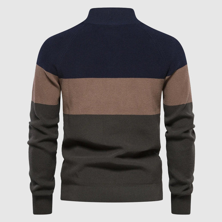Tom Rains Braxton Colorblock Cardigan