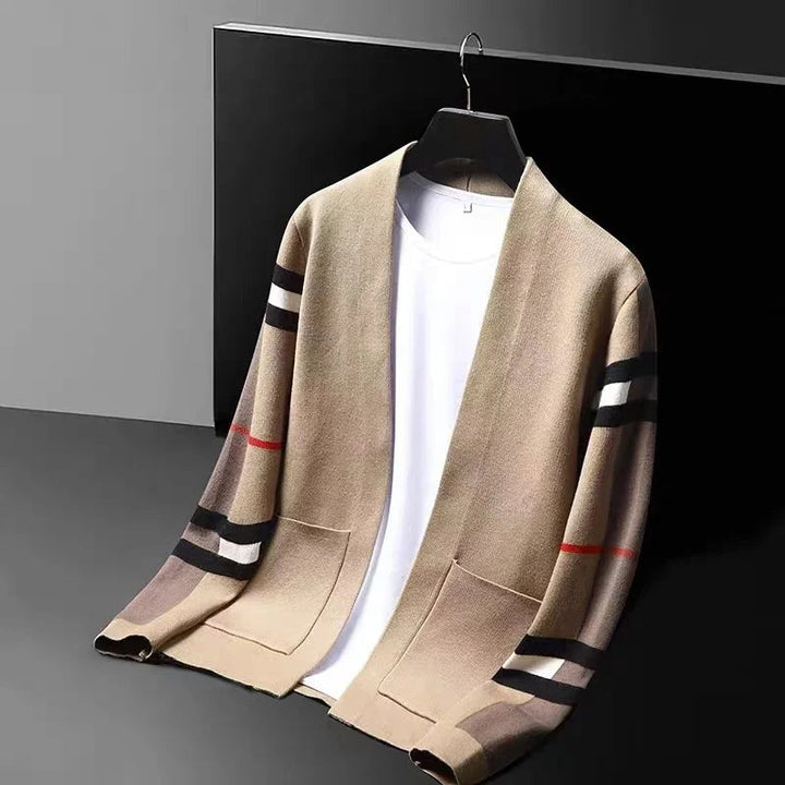 Tom Rains Striped Serenity Cardigan