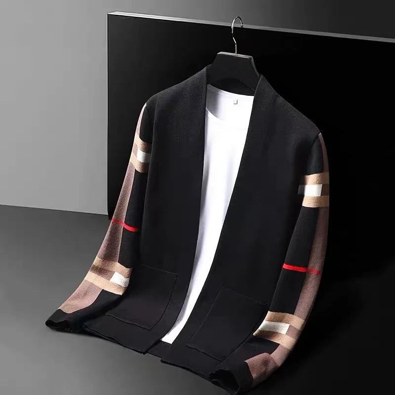 Tom Rains Striped Serenity Cardigan
