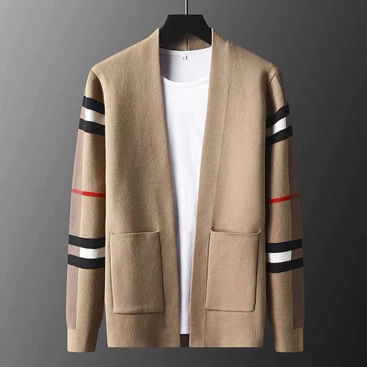 Tom Rains Striped Serenity Cardigan
