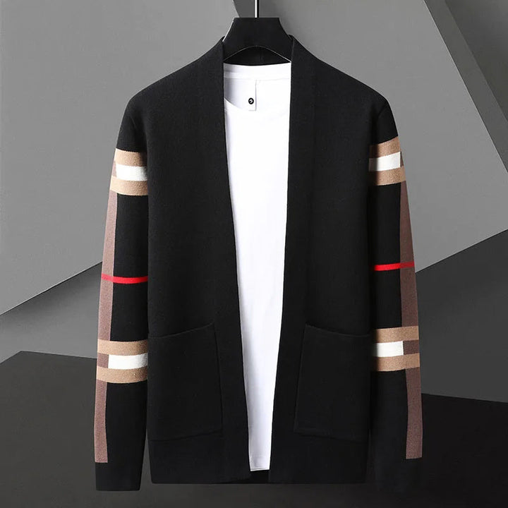 Tom Rains Striped Serenity Cardigan
