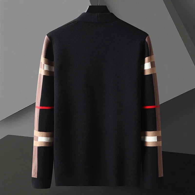 Tom Rains Striped Serenity Cardigan