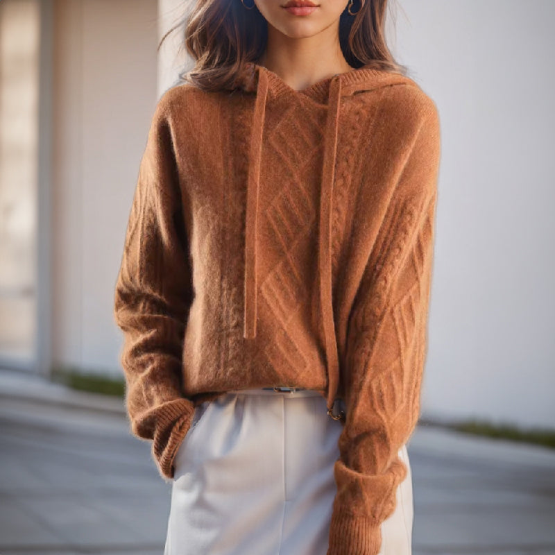 Valentina Rossi Hooded Douillet Pullover