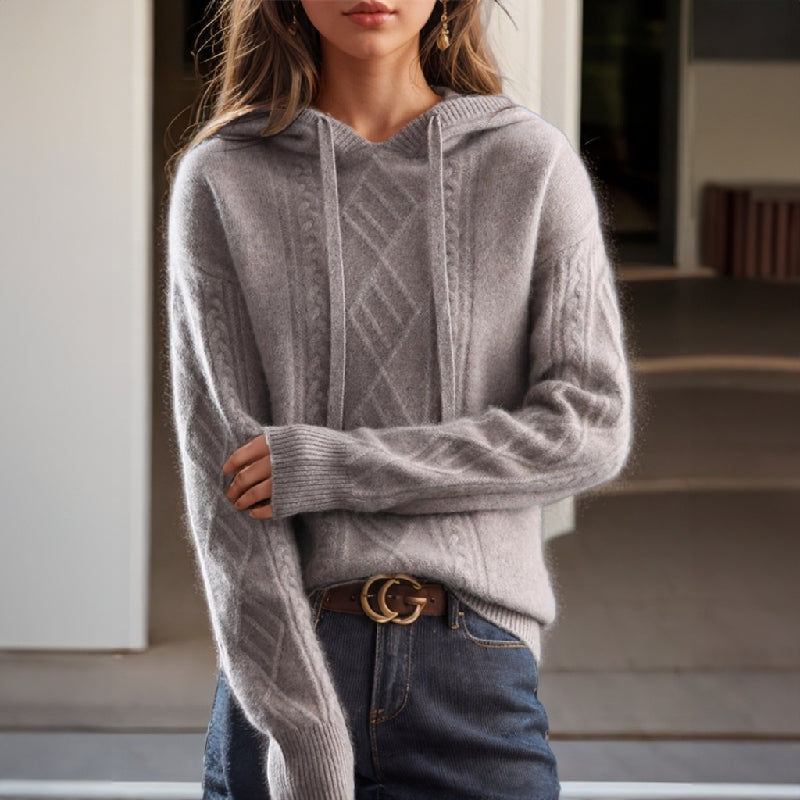 Valentina Rossi Hooded Douillet Pullover