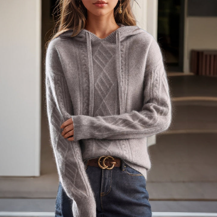 Valentina Rossi Hooded Douillet Pullover